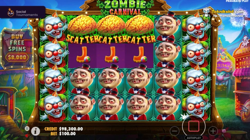 Zombie Carnival Slot - Teknikslot.com